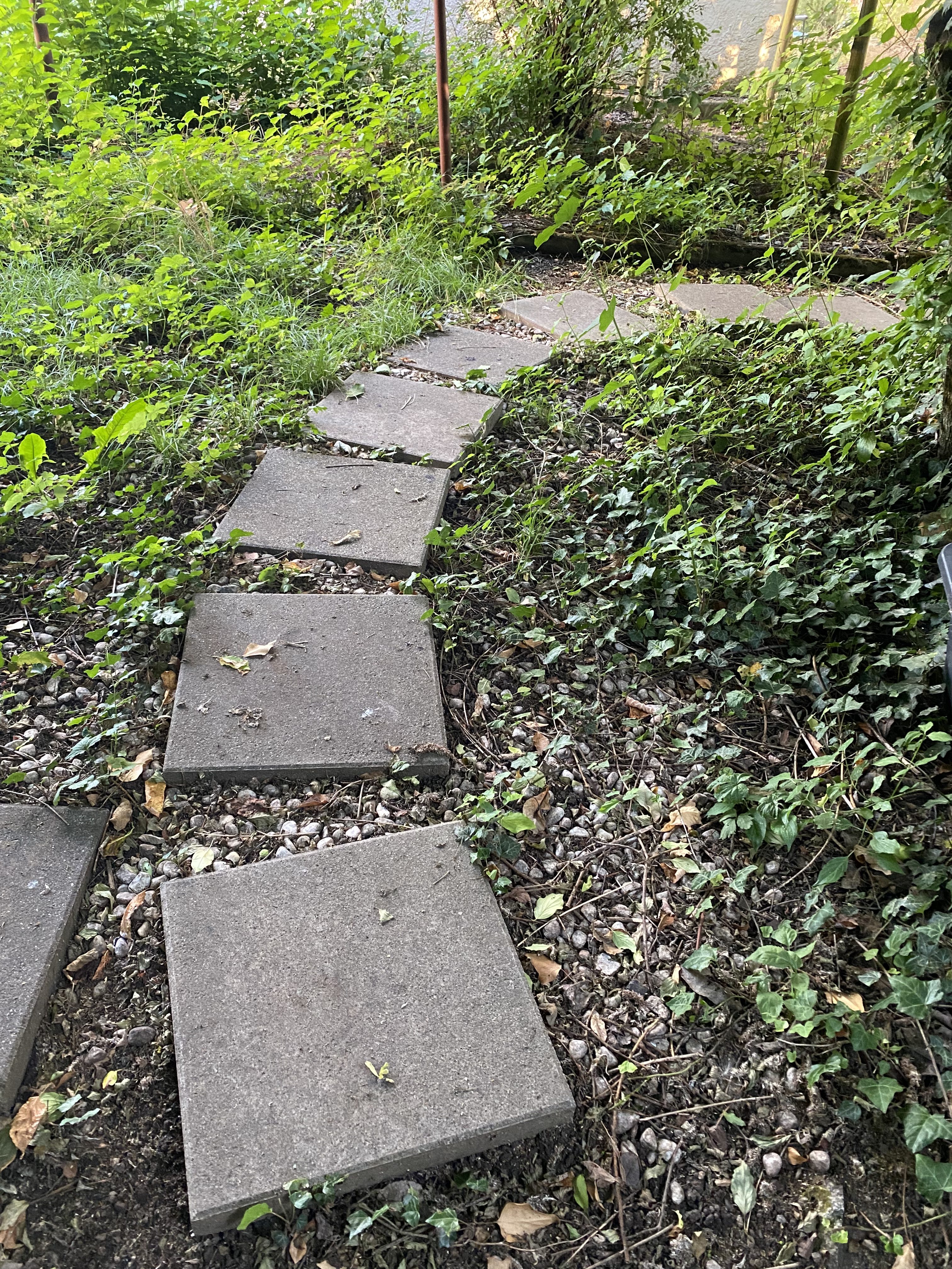 Steinplatten zum Zen-Dojo